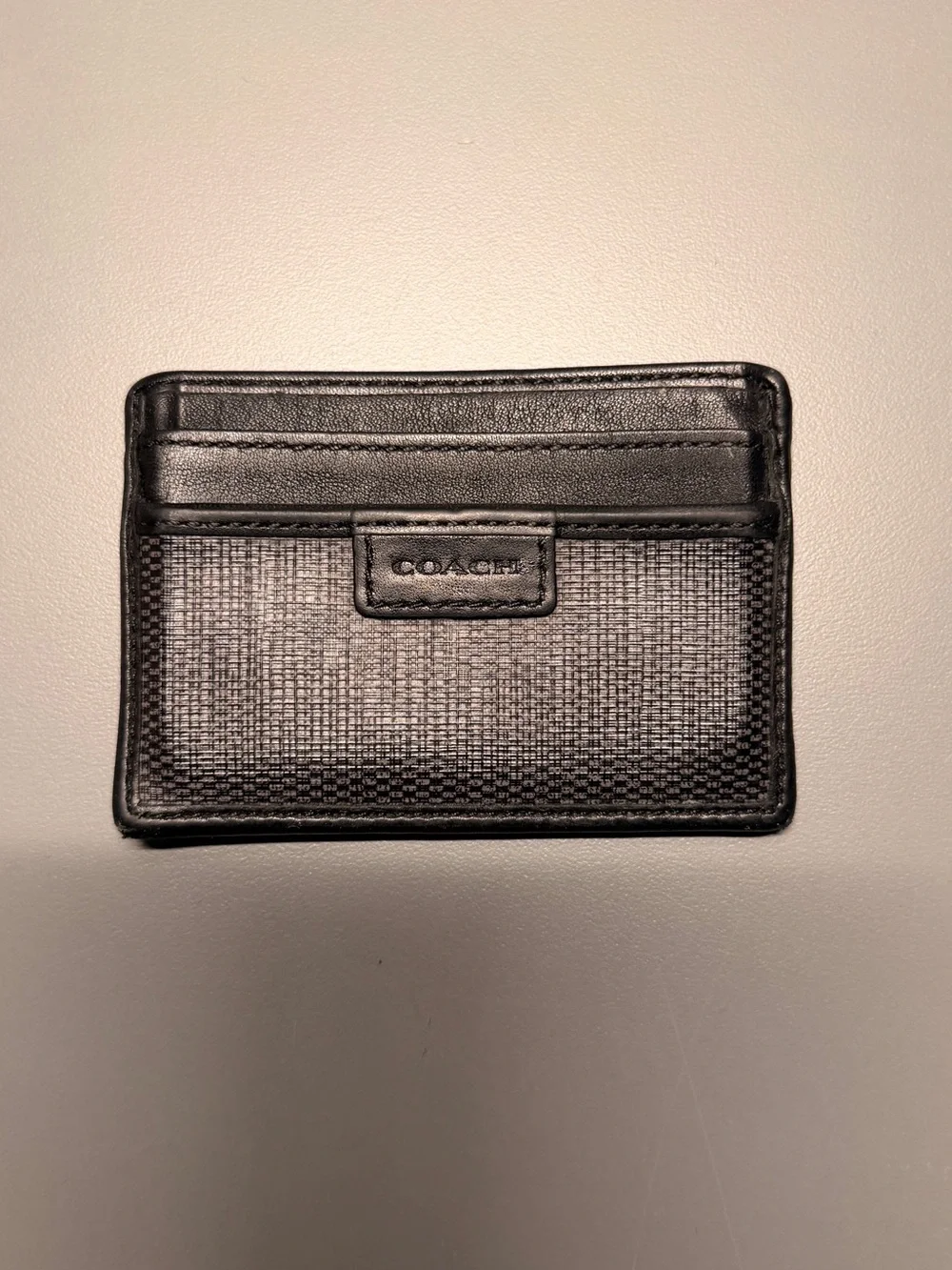 Coach Black Men’s Card & Key Holder Cardcase